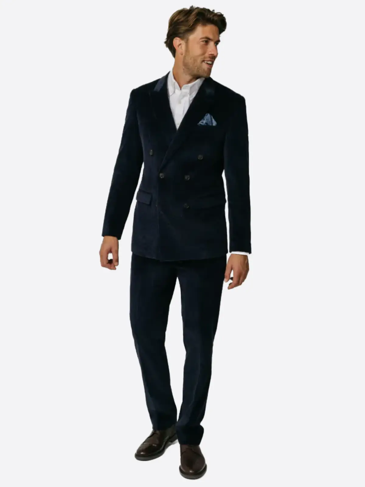 SuitsHeritage Men's Plaid Double Breasted Slim Fit 2 Piece Suit SuitsHeritage Men's Plaid Double Breasted Slim Fit 2 Piece Suit