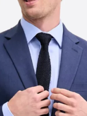 SuitsHeritage Men's Solid Blue Slim Fit 2 Piece SuitClose