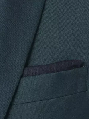 SuitsHeritage Men’s Solid Green Tailored Fit Blazer Pocket
