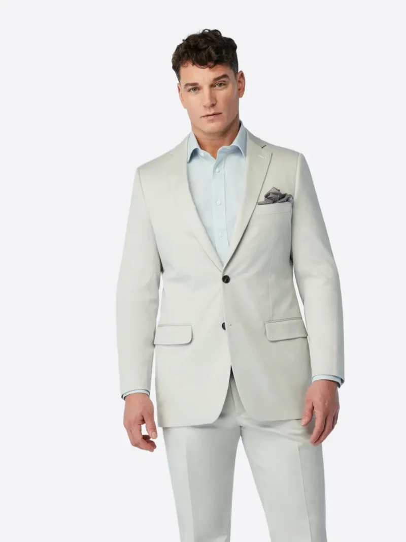 SuitsHeritage Men’s Off White Tailored Fit Blazer