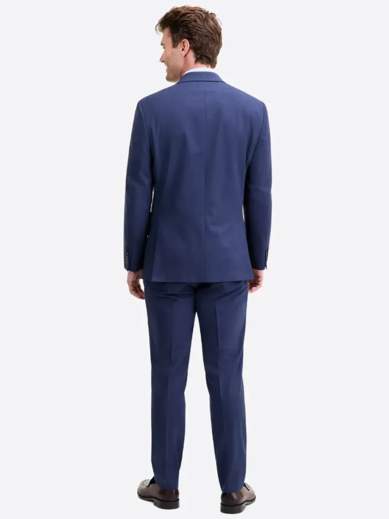 SHop The SuitsHeritage Men's Solid Blue Slim Fit 2 Piece Suit