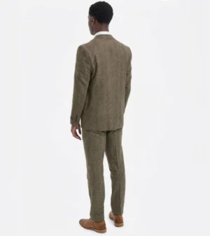 Shop The Ashcroft Tweed Herringbone Brown Suit