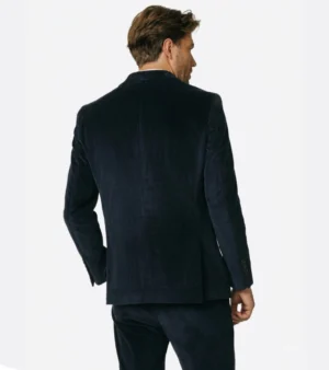 Shop The Ashford Corduroy Solid Navy Suit