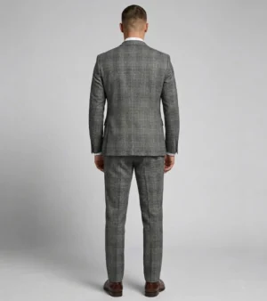 Shop The Ashford Cotton Check Grey Suits