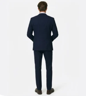 Shop The Ashford Cotton Donegal Navy Suit