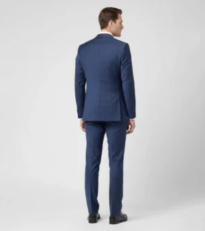 Shop The Ashford Cotton Plaid Blue Suit