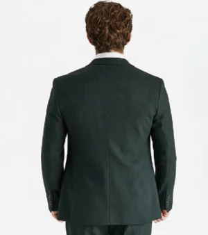Shop The Eastford Polyester Check Green Suit