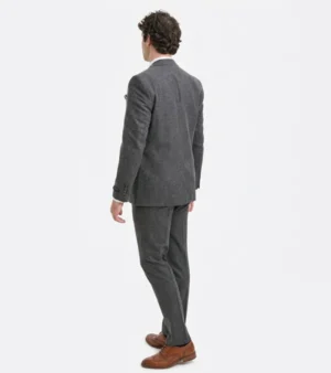 Shop The Harrington Wool Textured Grey Suit
