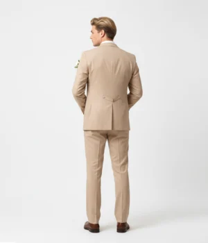 Shop The Kingsmere Wool Solid Beige Suit