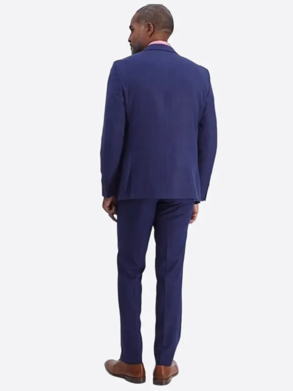 Shop The SuitsHeritage Men's Check Blue Slim Fit 2 Piece Suit