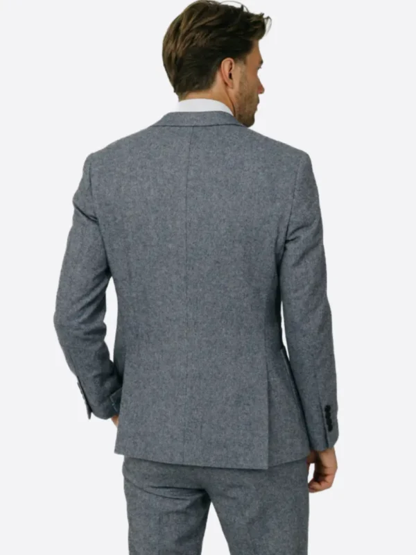 Shop The SuitsHeritage Men's Donegal Dark Grey Slim Fit 2 Piece Suit