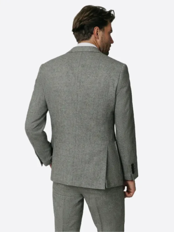 Shop The SuitsHeritage Men's Donegal Grey Slim Fit 2 Piece Suit