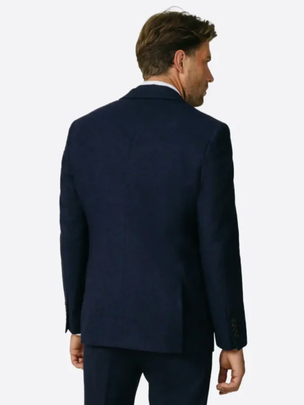 Shop The SuitsHeritage Men's Donegal Navy Slim Fit 2 Piece Suit