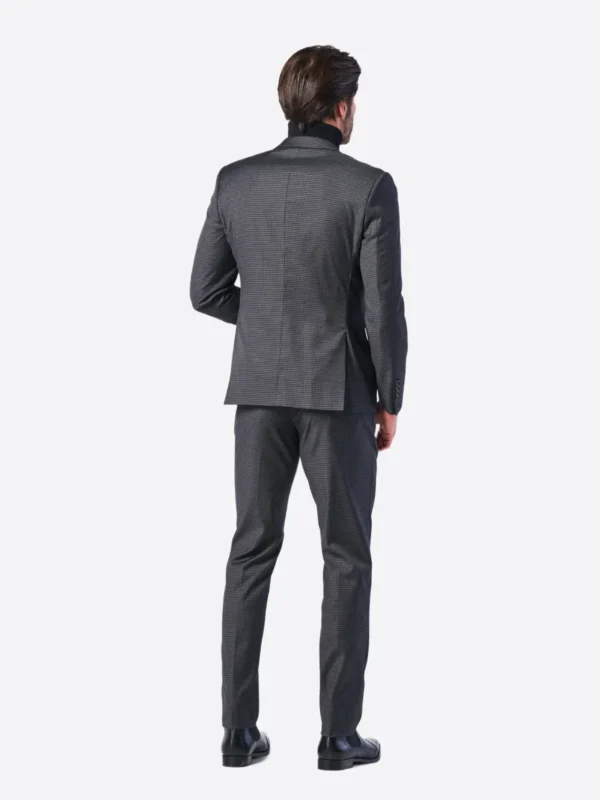 Shop The SuitsHeritage Men's Grey Plaid Relaxed Fit 3 Piece Suit