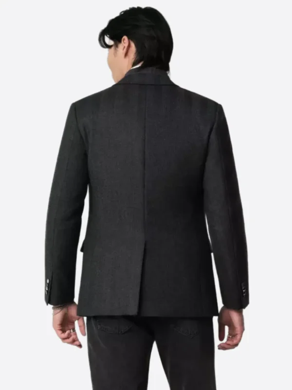 Shop The SuitsHeritage Herringbone Dark Grey Tailored Fit Blazer