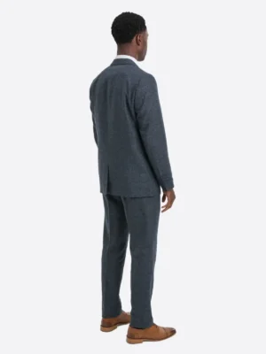 Shop The SuitsHeritage Men's Herringbone Grey Relaxed Fit 3 Piece Suit