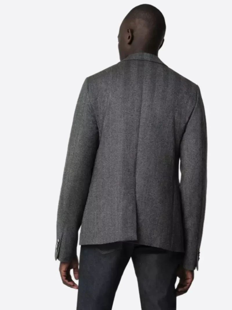 Shop The SuitsHeritage Herringbone Light Grey Tailored Fit Blazer