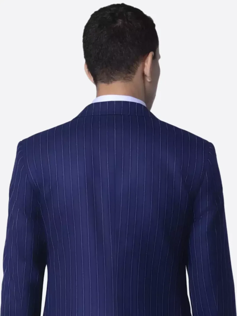 Shop The SuitsHeritage Men’s Pinstripe Blue Tailored Fit Blazer