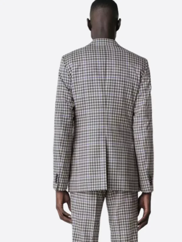 Shop The SuitsHeritage Men’s Plaid Brown Tailored Fit Blazer