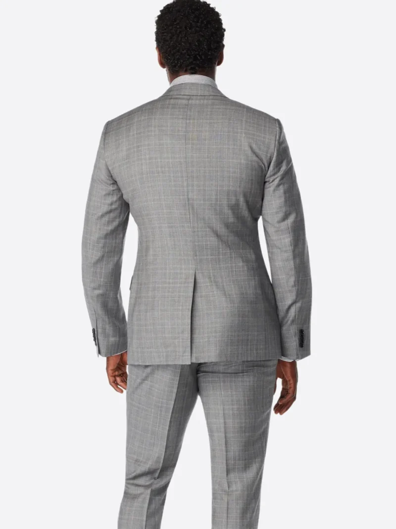 Shop The SuitsHeritage Men’s Plaid Light Grey Tailored Fit Blazer