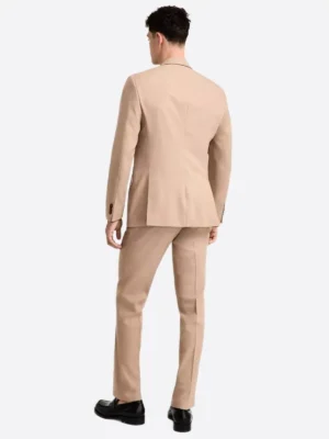 Shop The SuitsHeritage Men's Solid Beige Slim Fit 2 Piece Suit