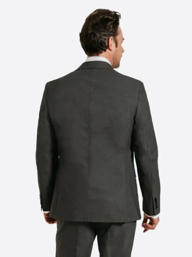 Shop The SuitsHeritage Men's Solid Dark Grey Slim Fit 2 Piece Suit