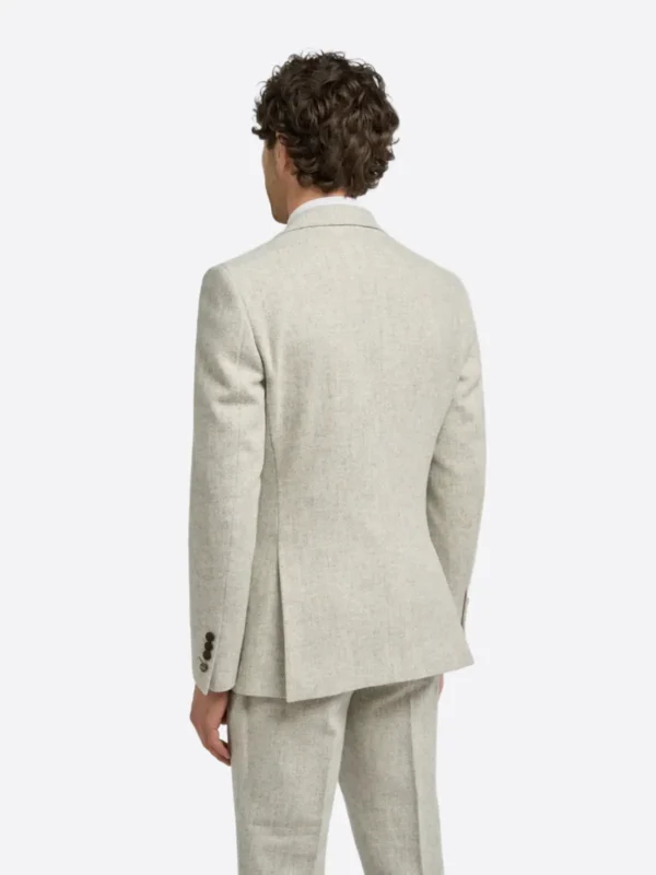 Shop The SuitsHeritage Men's Twill Cream Regular Fit 3 Piece Suits