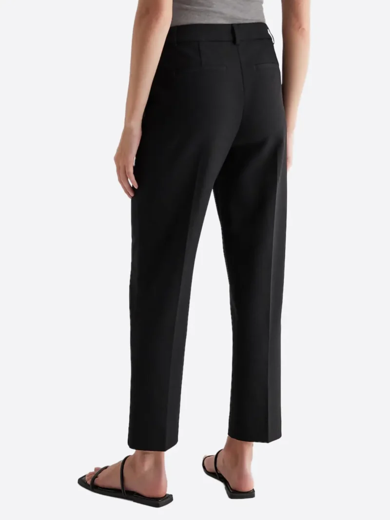 Shop The SuitsHeritage Women's Black Straight Fit Ankle Pant