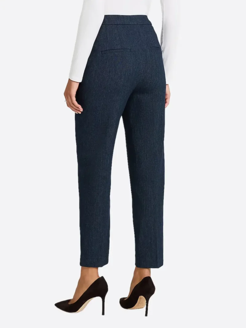 Shop The SuitsHeritage Women's Dark Blue Straight Fit Ankle Pant