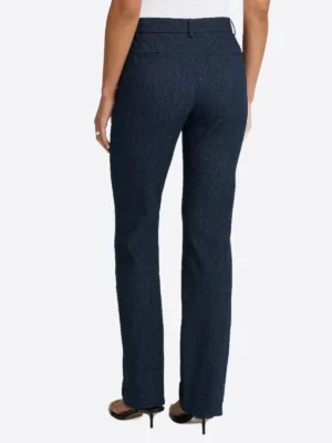 Shop The SuitsHeritage Women's Navy Straight Fit Pant
