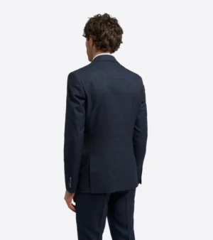 Shop the Eastford Polyester Check Navy Suit