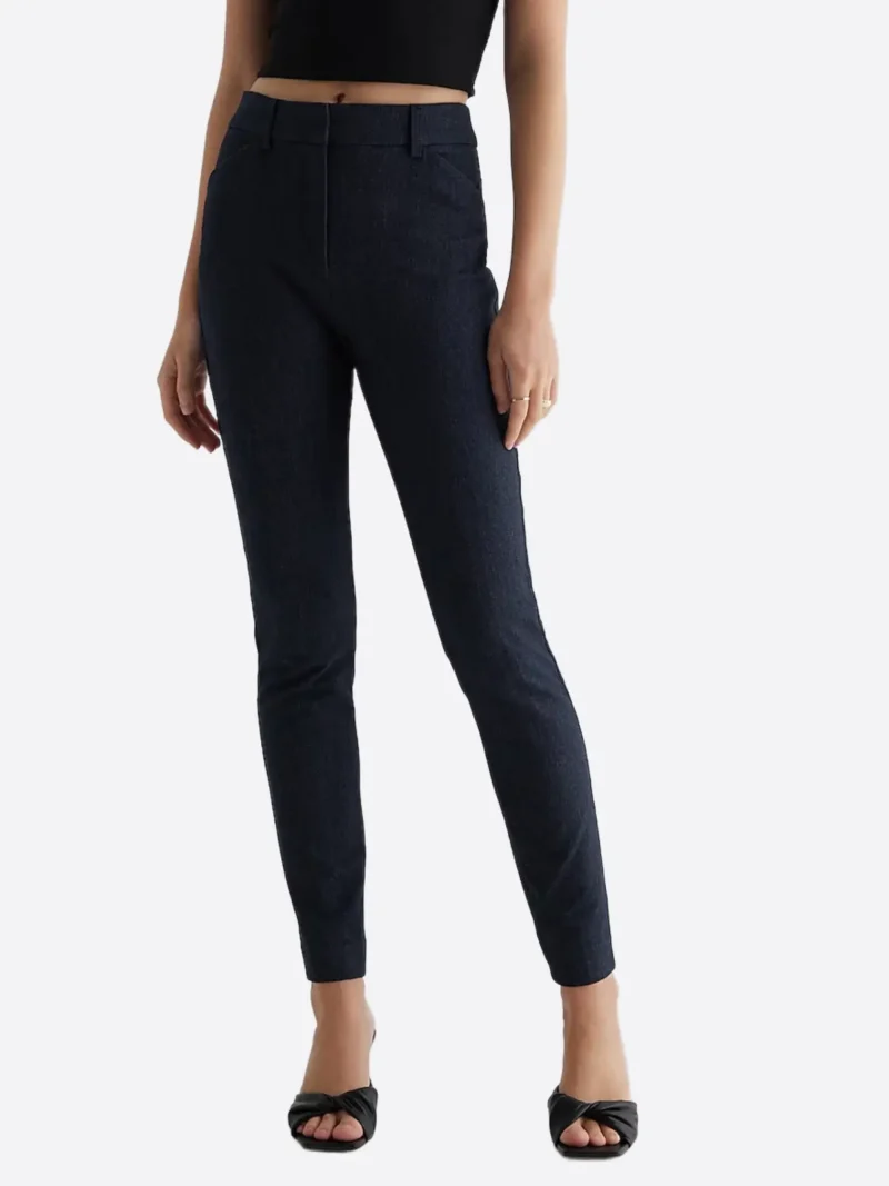 SuitsHeritage Women's Dark Navy Skinny Fit Pant