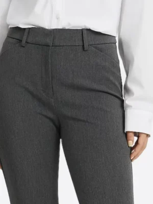SuitsHeritage Women's Grey Skinny Fit Pant Close