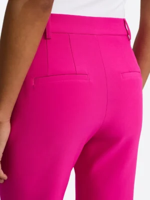 SuitsHeritage Women's Pink Straight Fit Pant Back