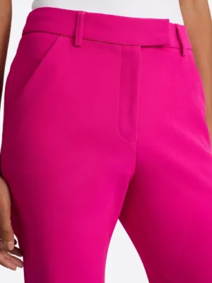 SuitsHeritage Women's Pink Straight Fit Pant Close