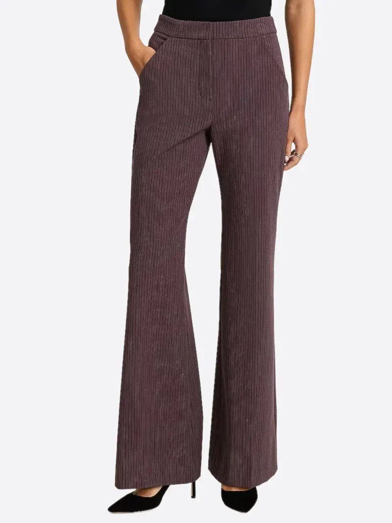 SuitsHeritage Women's Purple Straight Fit Pant