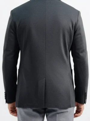 Shop The SuitsHeritage Men’s Solid Charcoal Regular Fit Blazer