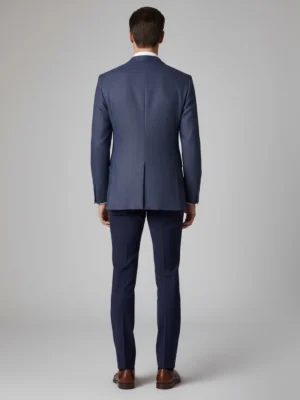 Shop The SuitsHeritage Men’s Solid Dark Blue Slim Fit Blazer