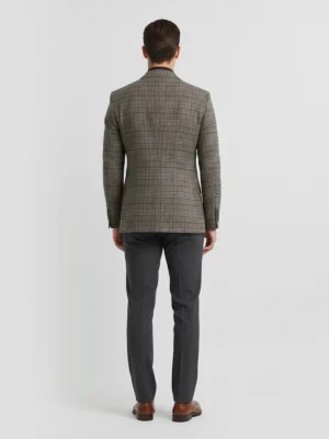 Shop The SuitsHeritage Men’s Check Brown Regular Fit Blazer