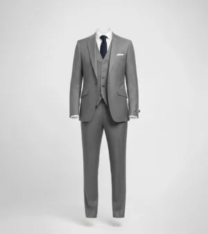 Eastford Polyester Check Grey Suit