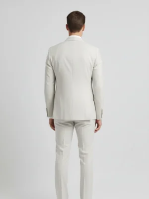 Shop The SuitsHeritage Men’s Solid Light Grey Linen Blazer