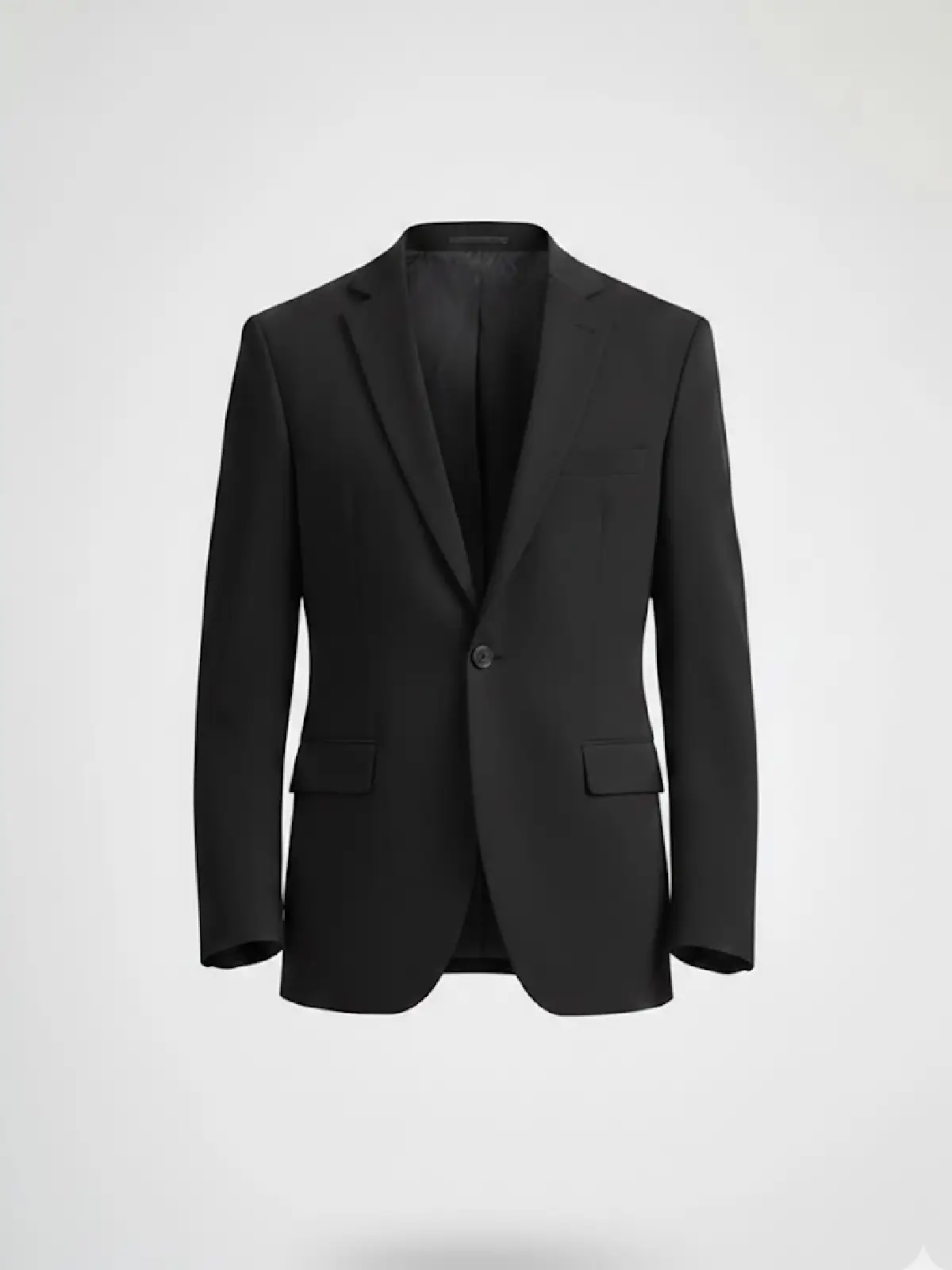 Suitheritage Men's Solid Black Regular fit Blazers