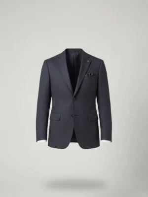 SuitsHeritage Men’s Check Dark Grey Regular Fits Blazer