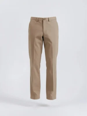 SuitsHeritage Men’s Solid Beige Regular Fit Pant mains