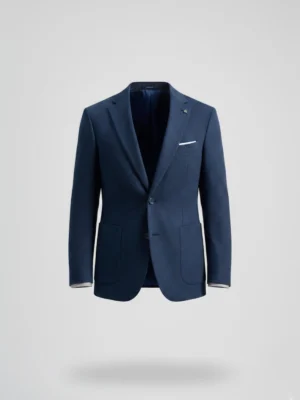 SuitsHeritage Men’s Solid Light Blue Linen Blazer Main