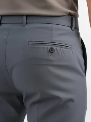 SuitsHeritage Men’s Solid Navy Slim Fit Pant1