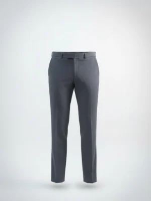 SuitsHeritage Men’s Solid Navy Slim Fit Pants