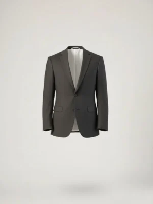 Suitsheritage Men's Check Dark Grey Regular Fit Blazer Main