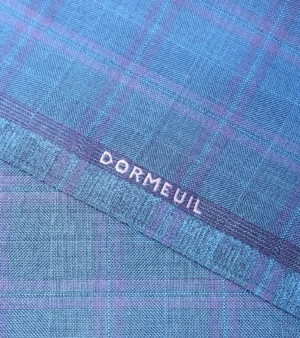 Dormeuil Amadeus 365 Wool Fabric - B Blue Five