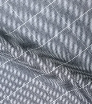 Dormeuil Amadeus 365 Wool Fabric - B Grey One